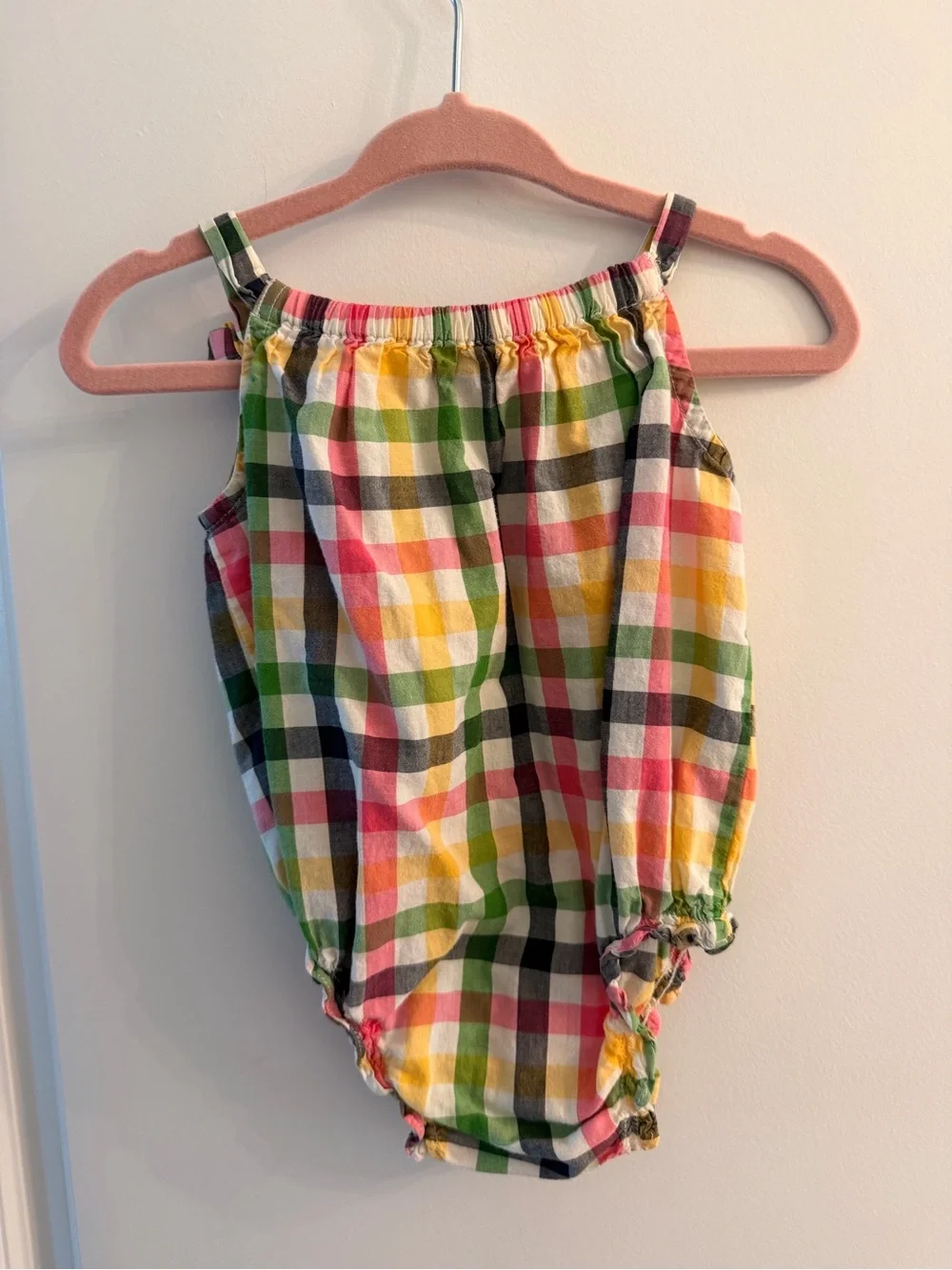 BabyGAP Multicolor Plaid Cotton Baby One-Piece